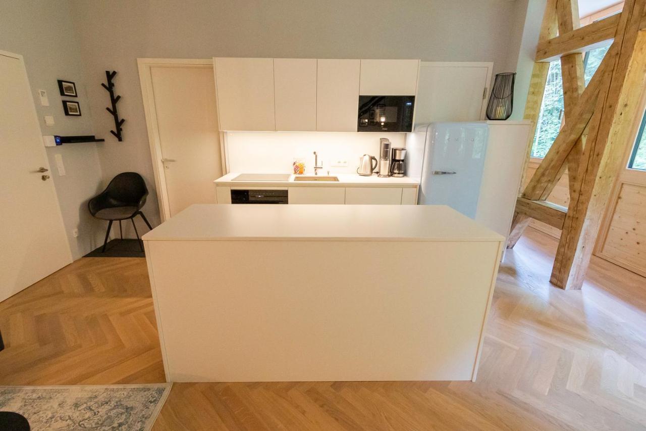 Apartment In Historischer Villa Mit Parkplatz Grünau im Almtal Eksteriør bilde