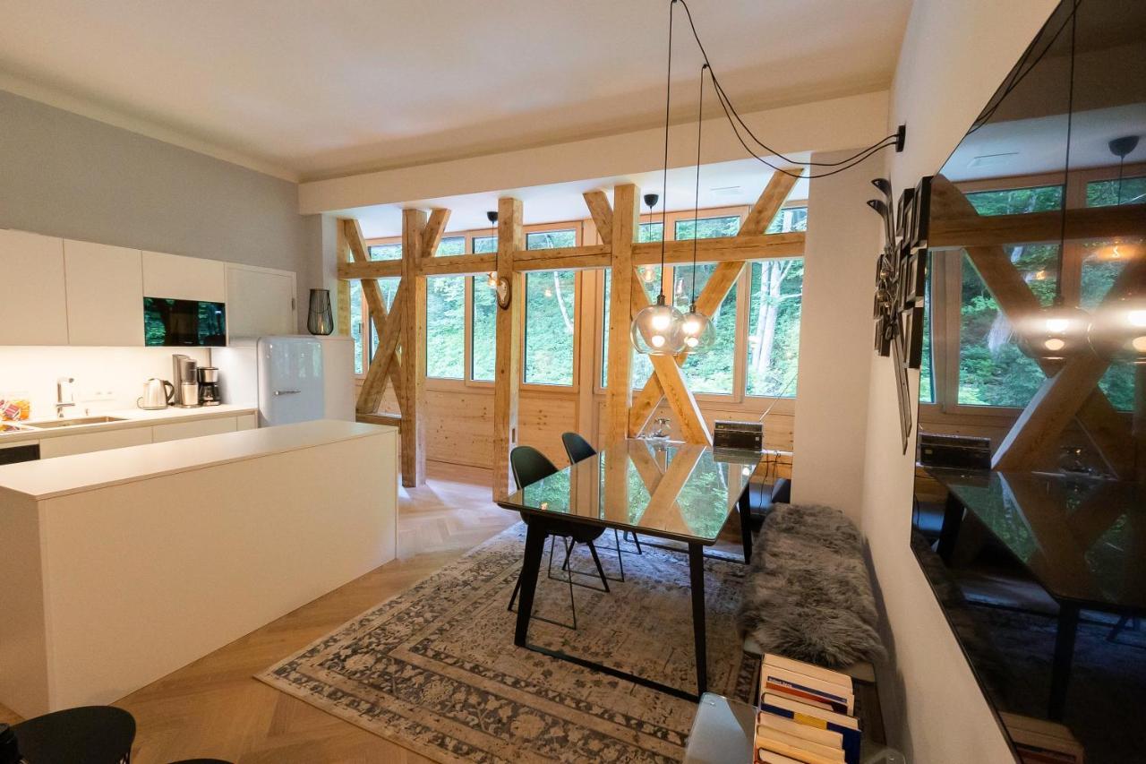 Apartment In Historischer Villa Mit Parkplatz Grünau im Almtal Eksteriør bilde